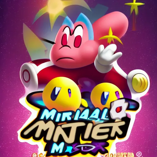 Prompt: miracle matter from kirby 6 4