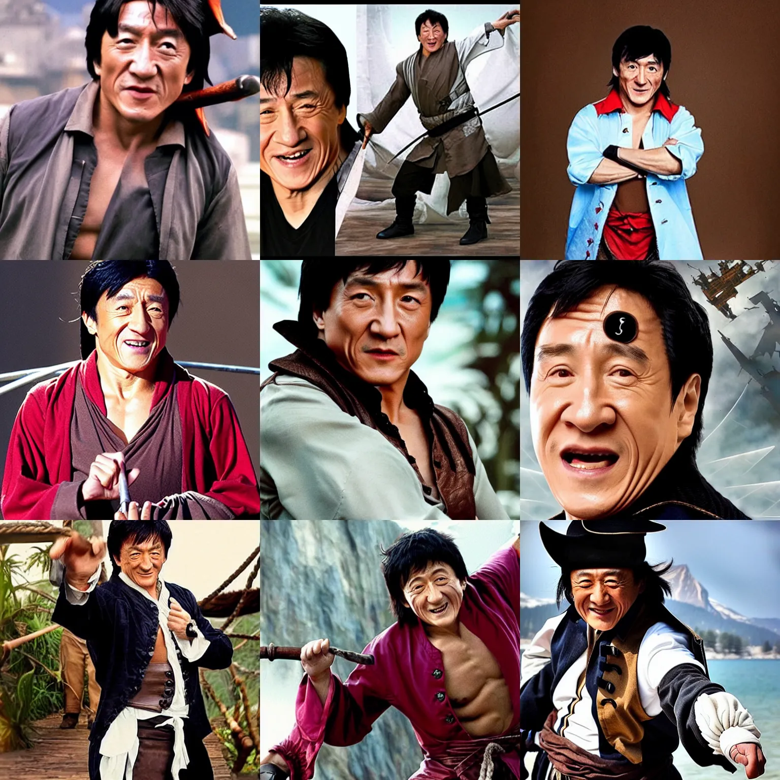 Prompt: jackie chan as a pirate