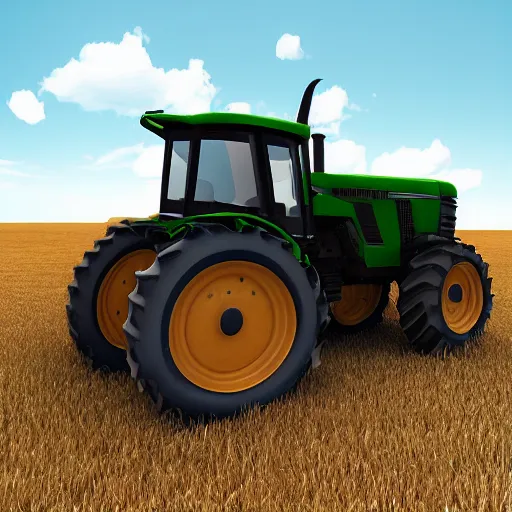 Image similar to tractor with armor and weapons, realistic, detailed