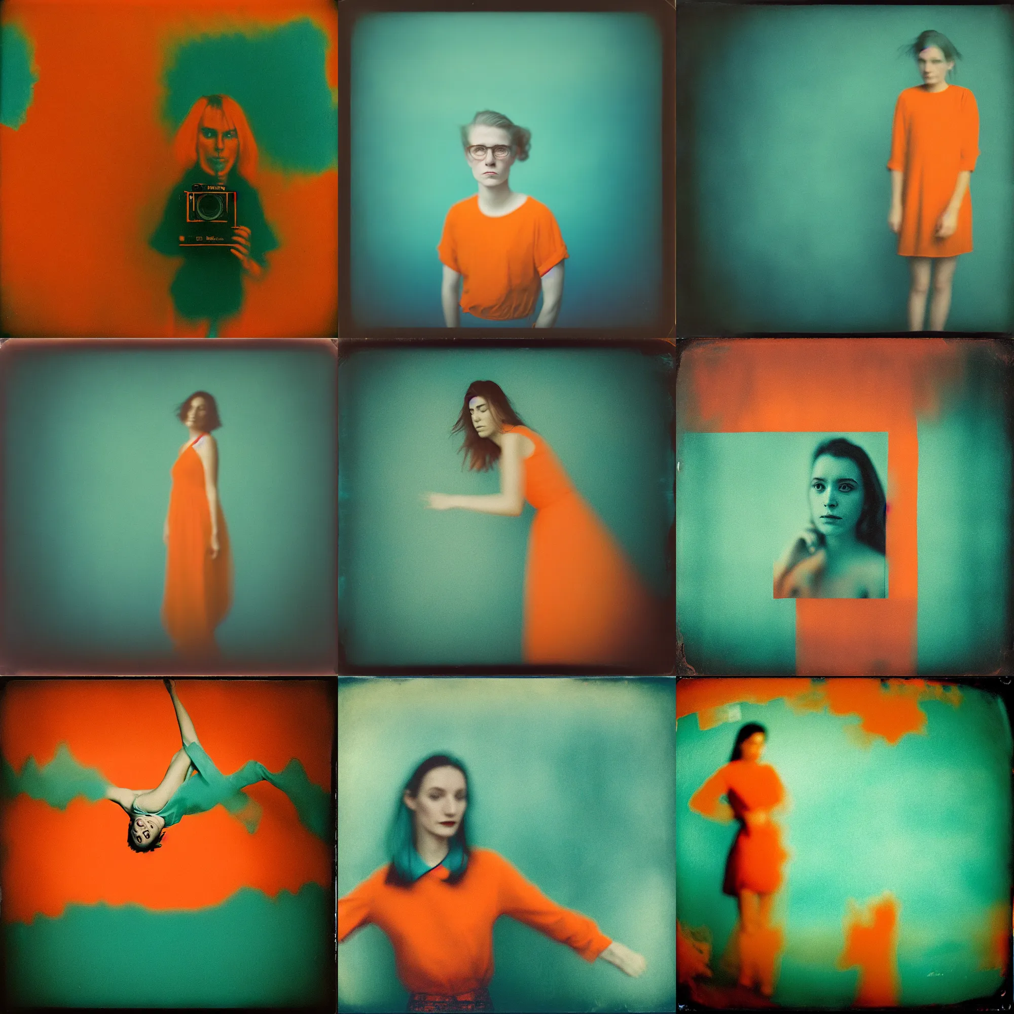 Image similar to kodak portra 4 0 0, wetplate, motion blur, portrait photo of a backdrop, coloured in teal and orange, by britt marling