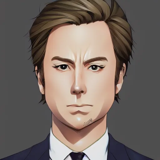 Prompt: portrait of jimmy mcgill, anime fantasy illustration by tomoyuki yamasaki, kyoto studio, madhouse, ufotable, comixwave films, trending on artstation