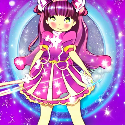 Prompt: Sparkling Magical Girl, Madhouse