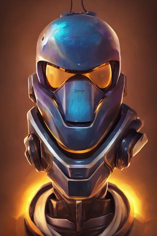 Image similar to epic mask helmet robot ninja portrait stylized as fornite style game design fanart by concept artist gervasio canda, behance hd by jesper ejsing, by rhads, makoto shinkai and lois van baarle, ilya kuvshinov, rossdraws global illumination radiating a glowing aura global illumination ray tracing hdr render in unreal engine 5