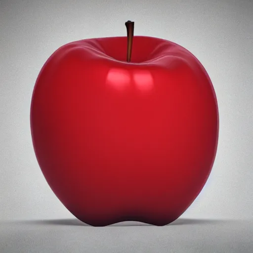 Prompt: apple on a table, low polygon, 3 d render, closeup