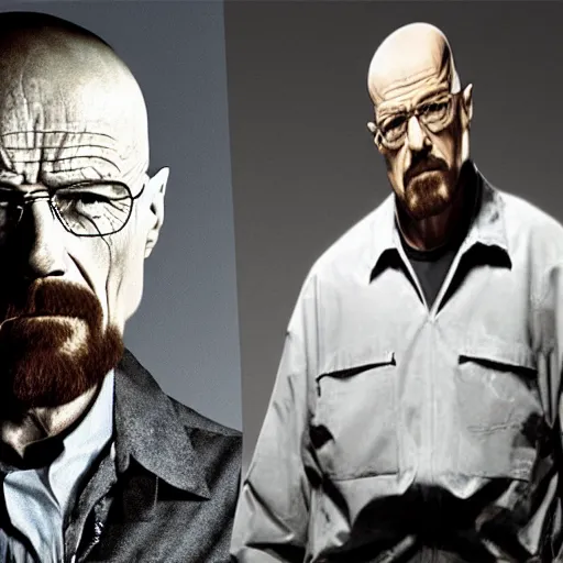 Image similar to Walter white big muscles