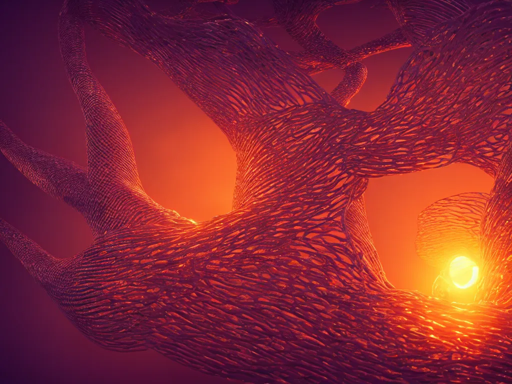 Image similar to a sculpture of fish ocean intertwined, diode lighting, a lovely cornucopia of flowers and human body parts, body parts, highly detailed, octane render, cinematic, sharp focus, clean, studio lighting, sunset, abstracto