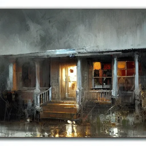 Image similar to house md, realistic, ultrahd, jeremy mann painting