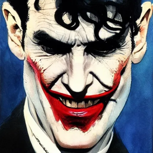 Image similar to photorealistic picture, by bob peak and alex ross, arthur fleck joker realistic comic panel, gouache and wash paints, fine details, fine intricate, fine facial proportionate, fine body proportionate, fine fix broken line, fine fix duplicate line, fine background proportionate, smooth focus, sharp details, bokeh, 4 k, fine 5 k details