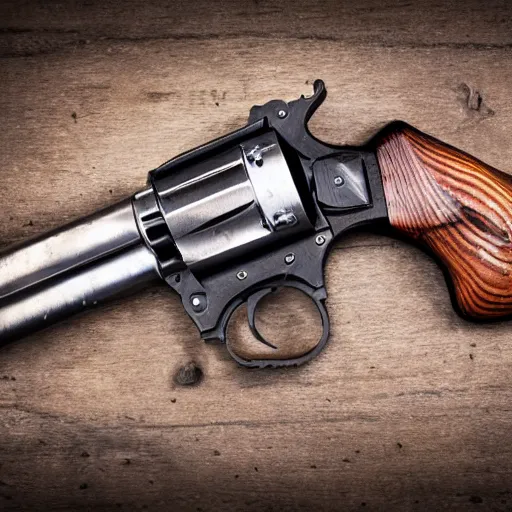 Image similar to eighteen barrel revolver, steel, photo, nikon, 3 0 mm