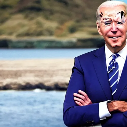 Prompt: joe Biden with the body of a shark