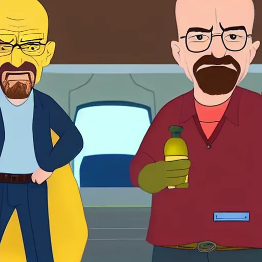 Prompt: breaking bad as a disney animation 4 k quality super realistic