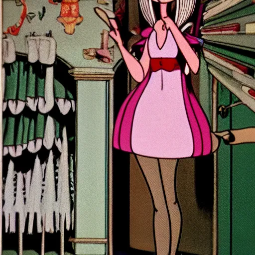 Prompt: Louise Belcher, in Pinocchio\'s Christmas (1980)