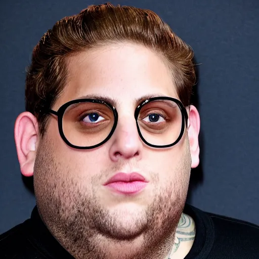 Prompt: Jonah Hill covered in tattoos