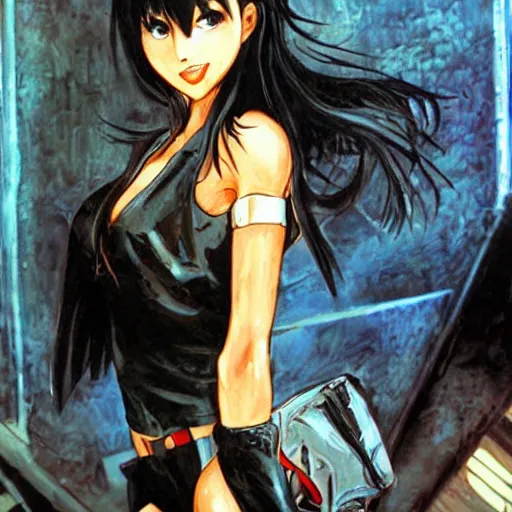 Image similar to tifa lockheart by masamune shirow