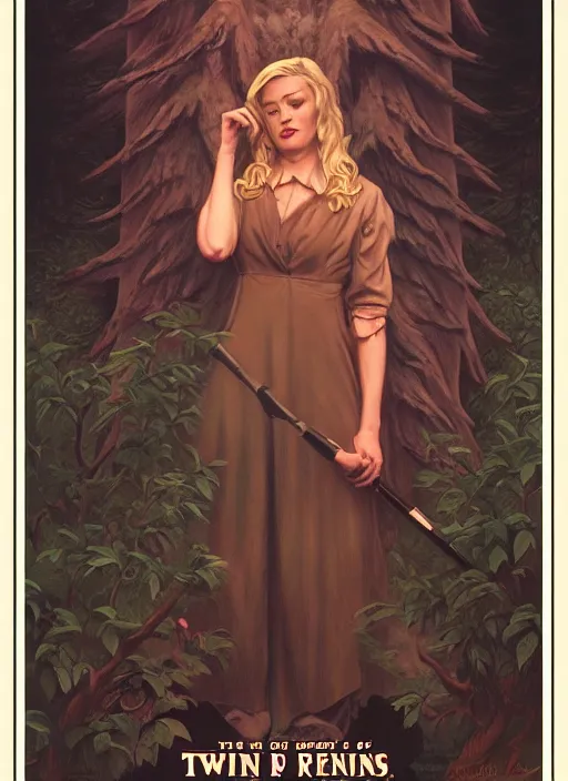 Image similar to twin peaks poster art, the spirit thats the physical embodiment of irritation, old retro pulp, by michael whelan, rossetti bouguereau, artgerm, nostalgic, old fashioned