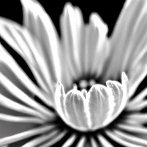 Image similar to a flower in infrared