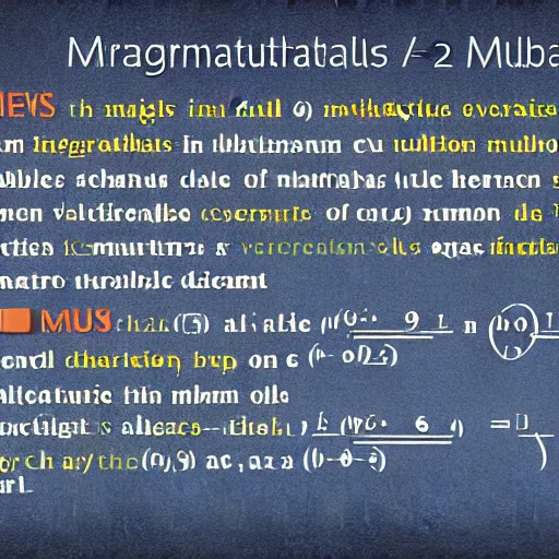 Prompt: Mathematics integrals with multiple variables of second degree exam questions