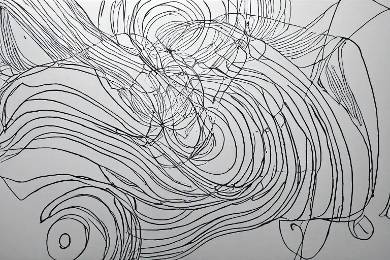 Image similar to streight line drawing