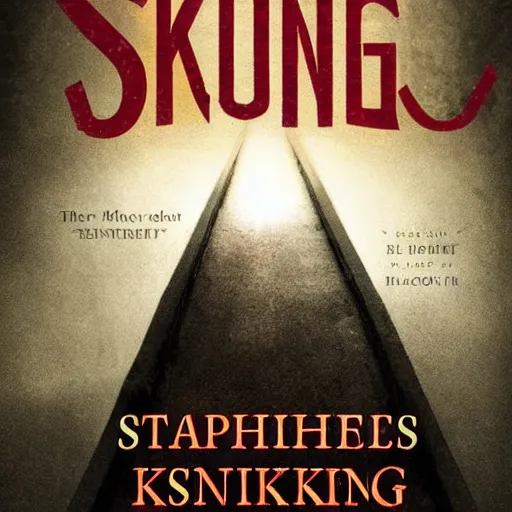 Image similar to Cover art for an as of yet unreleased Stephen King novel