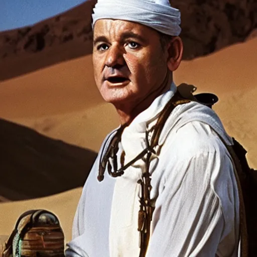 Image similar to bill murray as lawrence of arabia