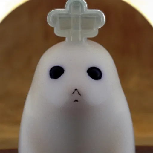 Image similar to a baby harp seal chess piece