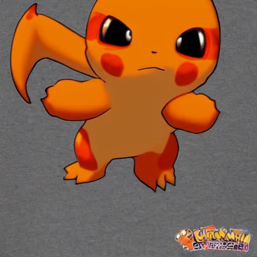 Image similar to merge of charmander and the cutest kitten ever