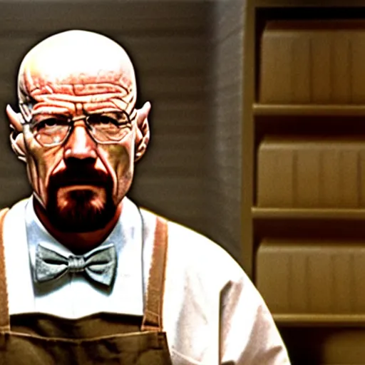 Image similar to Walter white Butcher