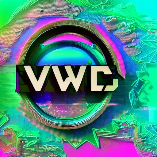 Image similar to a and w vaporwave logo, digital art, cosmic, 3 d high definition, trending on art station, photorealistic, high resolution, 8 k, octane, hyper detailed, insane details, intricate, elite, ornate, elegant trend, highly detailed and intricate, sharp focus, photography, unreal engine