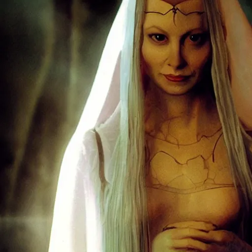 Image similar to galadriel as a succubus