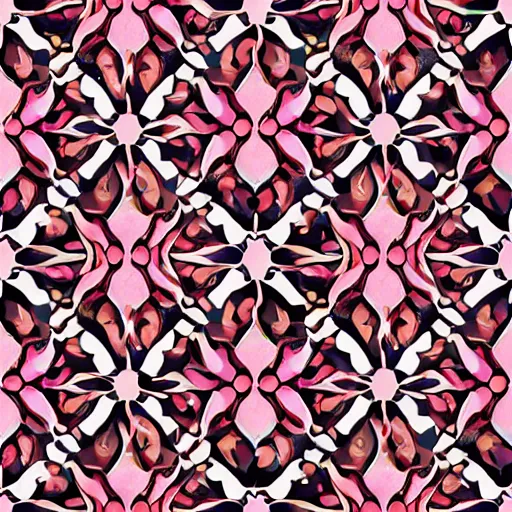 Prompt: symmetry, repeating pattern. seamless, candy and soda