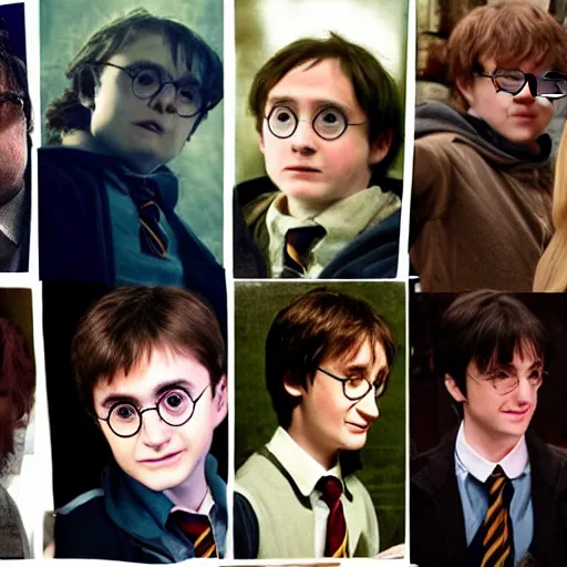 Image similar to harry potter cast played by alternative actors