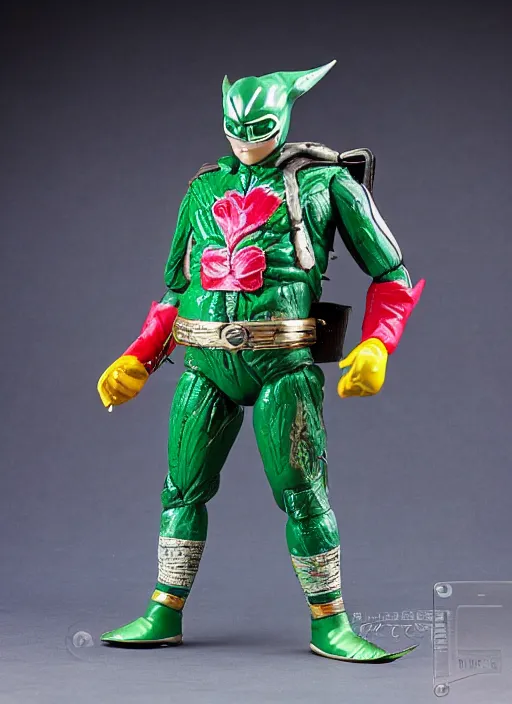 Image similar to fat kamen rider sofubi, product photography