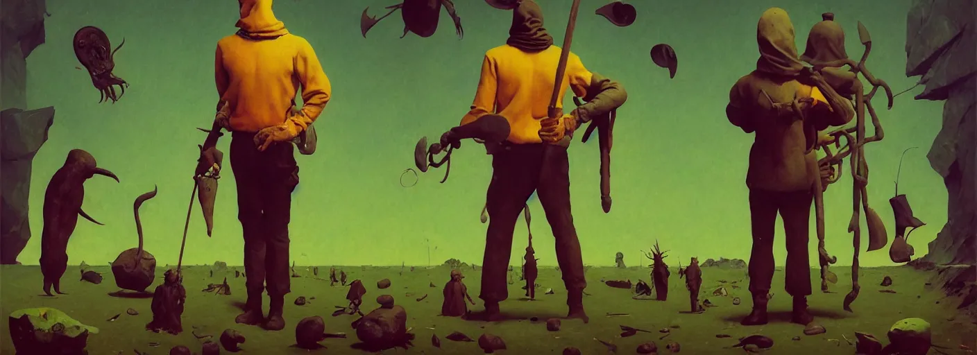 Image similar to full - body portrait surreal colorful clay fighting artstation rpg gentleman character concept art anatomy, action pose, very coherent and colorful high contrast masterpiece by norman rockwell franz sedlacek hieronymus bosch dean ellis simon stalenhag rene magritte gediminas pranckevicius, dark shadows, sunny day, hard lighting, reference sheet white! background