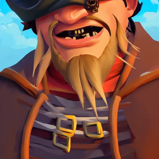 Image similar to painting jack the pirate on sea of thieves game avatar hero smooth face median photoshop filter cutout vector behance hd by jesper ejsing, by rhads, makoto shinkai and lois van baarle, ilya kuvshinov, rossdraws, illustration, art by ilya kuvshinov and gustav klimt