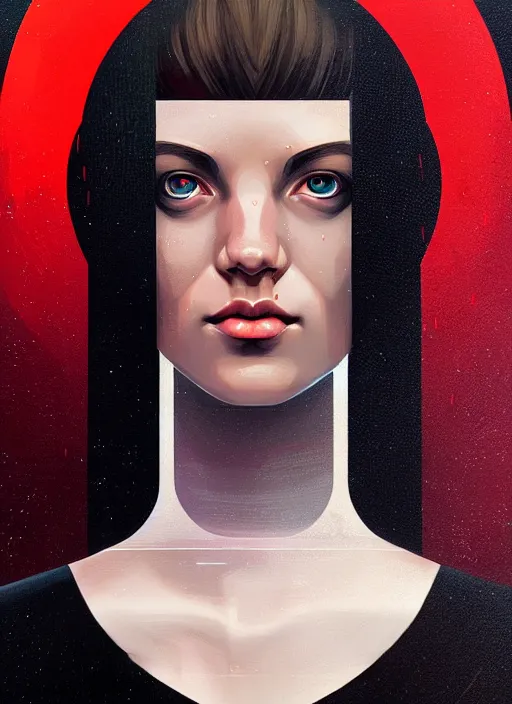 Prompt: symmetry!! portrait of female android, symmetry, intricate, elegant, highly detailed, smooth, sharp focus, concept art, digital painting, illustration, artstation, by fra angelico, sandra chevrier and greg ruthkowski