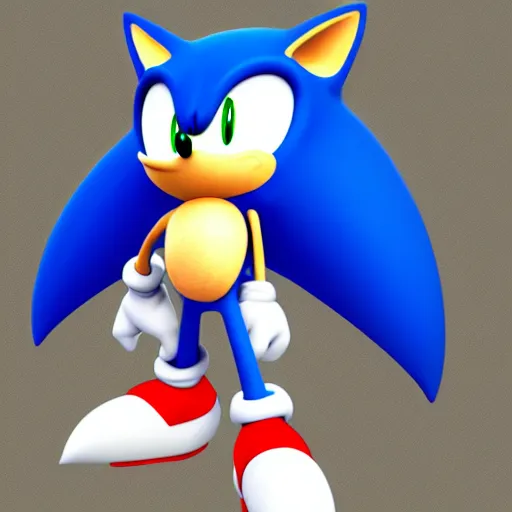 Image similar to Sonic OC, who's named Tonic the fox, photorealistic