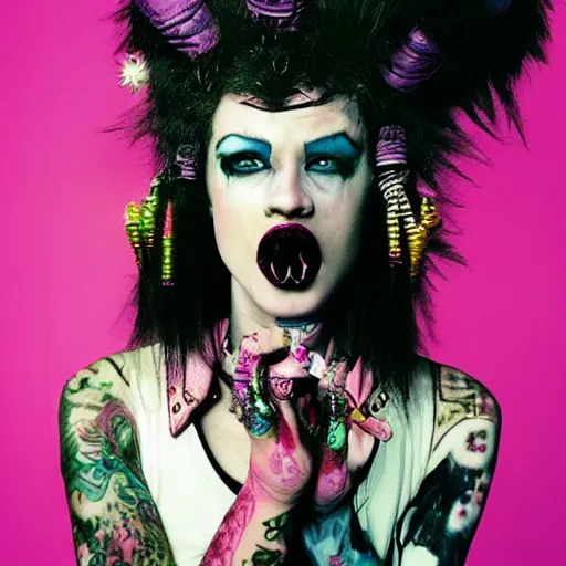 Image similar to Punk girl by David LaChapelle