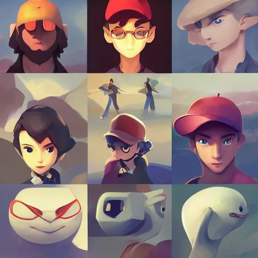 Image similar to face icon stylized minimalist nintendo 3 ds, loftis, cory behance hd by jesper ejsing, by rhads, makoto shinkai and lois van baarle, ilya kuvshinov, rossdraws global illumination