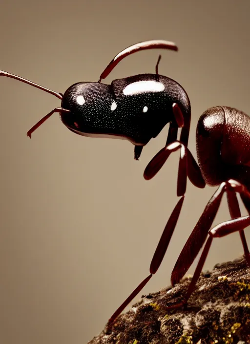 Prompt: macro portrait of an ant, depth of field, detailed, symmetrical, centered, photoshoot, by adam gor. adam, javier ruperez, andrey savin, hans thomassen, jamie price, karla thompson, alan shapiro, james weiss, breathtaking, 8 k resolution, extremely detailed, beautiful, establishing shot, artistic, hyperrealistic, octane render