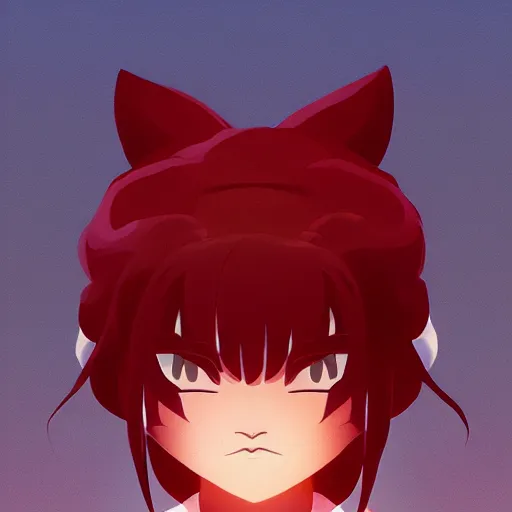 Image similar to face icon stylized minimalist inuyasha, loftis, cory behance hd by jesper ejsing, by rhads, makoto shinkai and lois van baarle, ilya kuvshinov, rossdraws global illumination