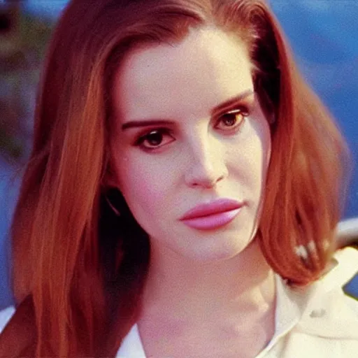 Image similar to lana del rey in the tv show the x files ( 1 9 9 9 )