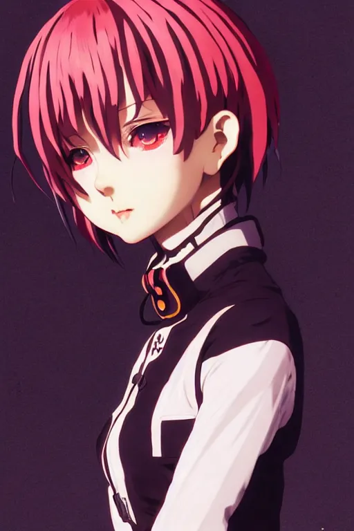 Image similar to ilya kuvshinov full body anime illustration of reol singing, last exile,, murata range, fine detail, perfect anime face, dramatic lighting, dynamic composition, moody, art deco, cel shading, vivid, stippled lighting, rich texture, yoshinari yoh, alphonse mucha, takashi murakami, ( ( ( colorful ) ) )