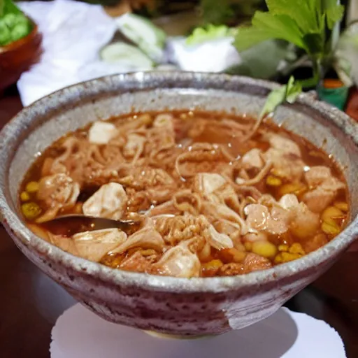 Prompt: pozole funeral