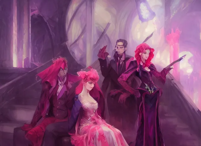 Prompt: concept art of a shalltear bloodfallen and vladimir volegov and alexander averin and delphin enjolras and daniel f. gerhartz