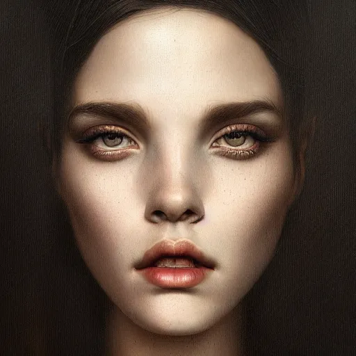 Image similar to tom bagshaw portrait, beautiful portrait of chiara tews, professionally retouched, focus eyes, ultra realistic soft painting, insanely detailed linework, symmetrical accurate intricate features, behance, 8 k