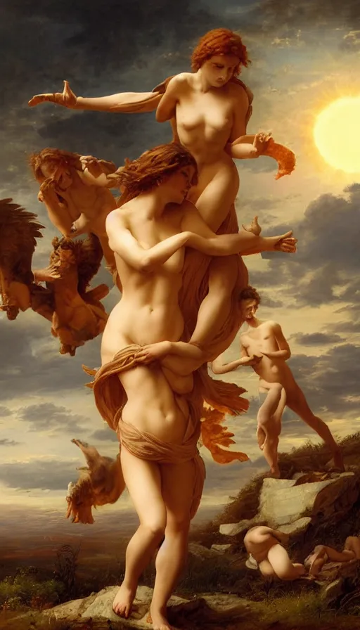 Prompt: the end of the world, by guillaume seignac