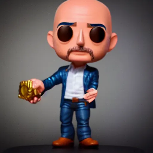 Image similar to “ very very intricate photorealistic photo of a jeff bezos funko pop, detailed studio lighting, award - winning crisp details ”