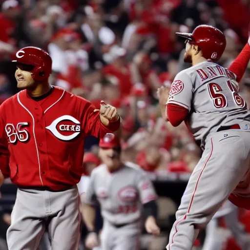 Image similar to Cincinnati reds win world series