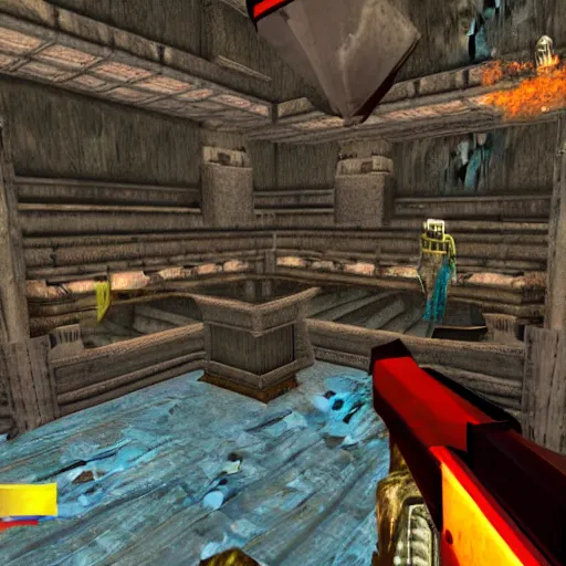 Image similar to quake iii area deathmatch, fps, video game screenshot