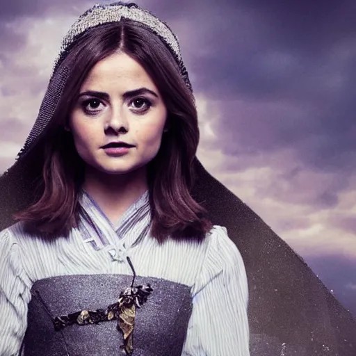 Image similar to jenna coleman as a beautiful witch